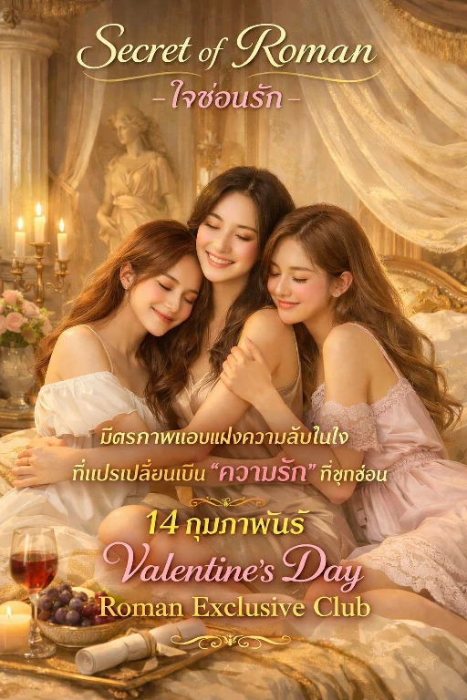 Secret of Roman – ใจซ่อนรัก ชวนคู่รักฉลองวาเลนไทน์–ตรุษจีน ในค่ำคืนสุดโรแมนติกที่ Roman ย่านเทพารักษ์