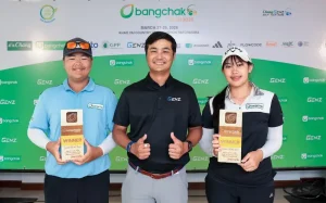 ณภัทร-ภัสธนมนท์ รับแชมป์ ซูเปอร์ บอย-เกิร์ล สวิงบางจาก โอเพ่น 2026 ที่เขาใหญ่ คันทรี คลับ