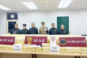 สืบนครบาล 6 บุกจับขบวนการค้ายาเสพติด โกดังคลองหลวง ยาบ้ากว่า 8 ล้านเม็ด