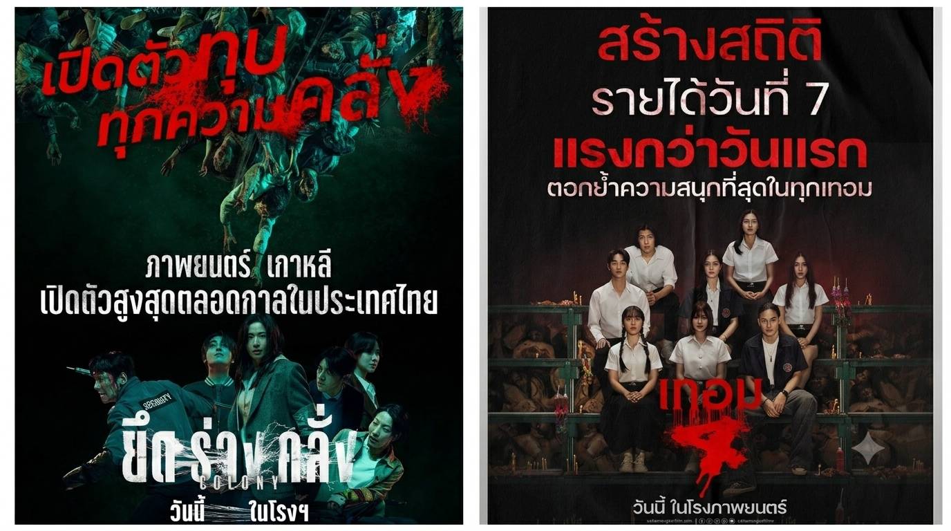 ผนึกความสยอง COLONY × เทอม 4 ยึดโรงกวาดคนดูวันหยุด