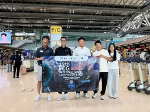 เดอะ เจ็นซ์ ร่วมกับ จีพีพี และอาดิดาส ไทยแลนด์ เดินหน้านำทัพนักกีฬาสองดาวรุ่ง “ณภัทร-ซีวู พาร์ค” แชมป์กอล์ฟเยาวชน Super GENZ Boy ตีตั๋วบินลัดฟ้าลุยศึกอเมริกา เทรนเข้มกับโค้ช PGA ระดับโลก