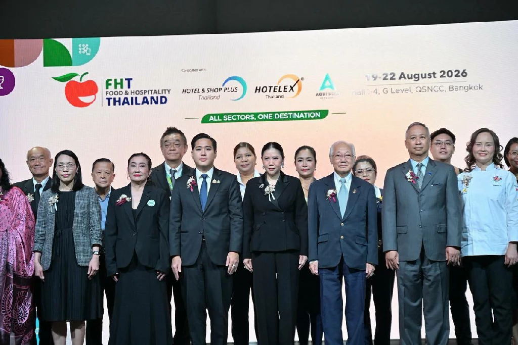 ททท. ร่วมเปิดงาน Food & Hospitality Thailand 2026 ผนึกกำลังภาครัฐ–เอกชน–สมาคม ยกระดับระบบนิเวศท่องเที่ยวไทยทั้งห่วงโซ่ ภายใต้แนวคิด “All Sectors, One Destination”