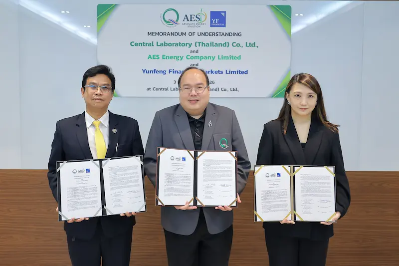 CLT ผนึก AES Energy และ Yunfeng Financial Group ขับเคลื่อนความร่วมมือด้านพลังงานสะอาดแบบบูรณาการ หนุนภาคธุรกิจไทยสู่เศรษฐกิจคาร์บอนต่ำ
